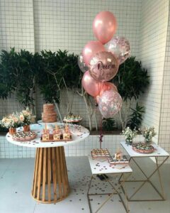 Decoração de aniversário feminino simples e barato +60 ideias