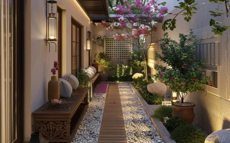 Decorar o Corredor Lateral da Casa