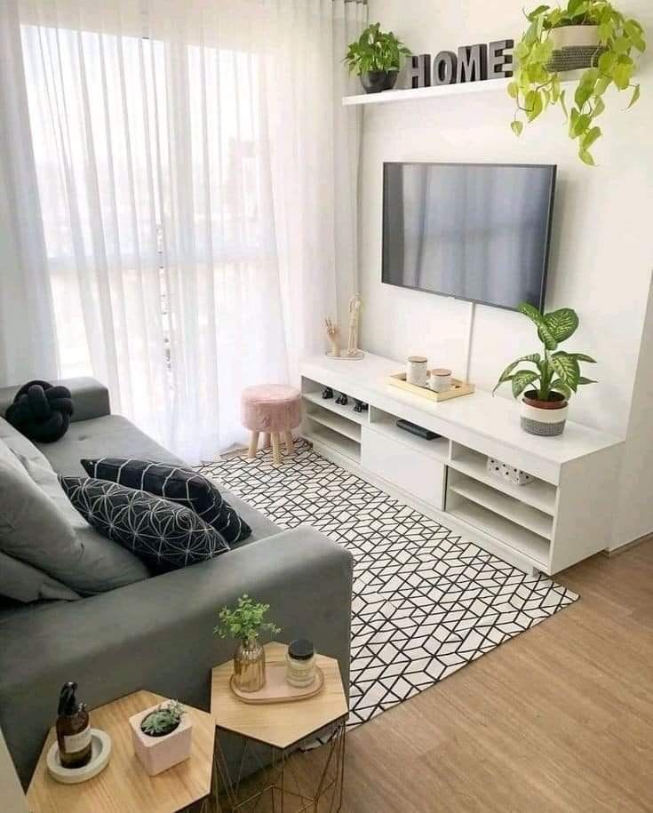 Tapete para sala de apartamento pequeno