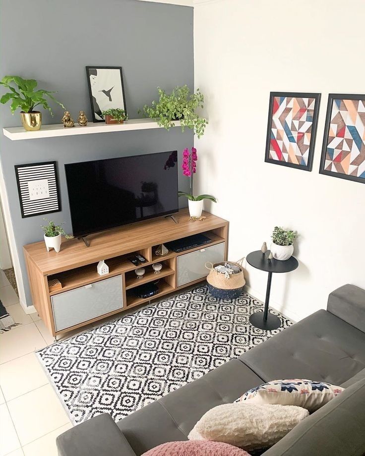 Tapete para sala de apartamento pequeno