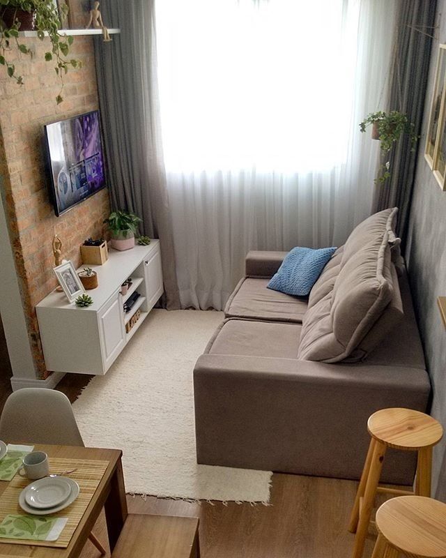 Tapete para sala de apartamento pequeno