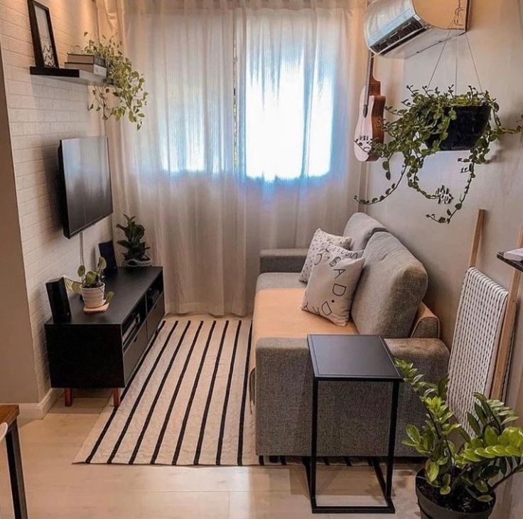 Tapete para sala de apartamento pequeno