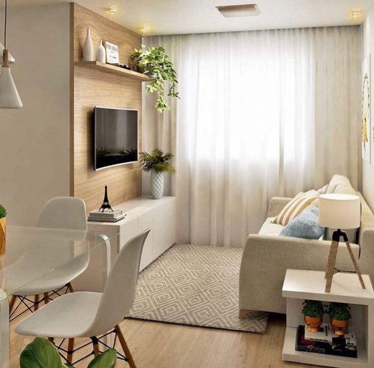 Tapete para sala de apartamento pequeno