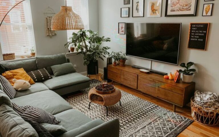 Tapete para sala de apartamento pequeno