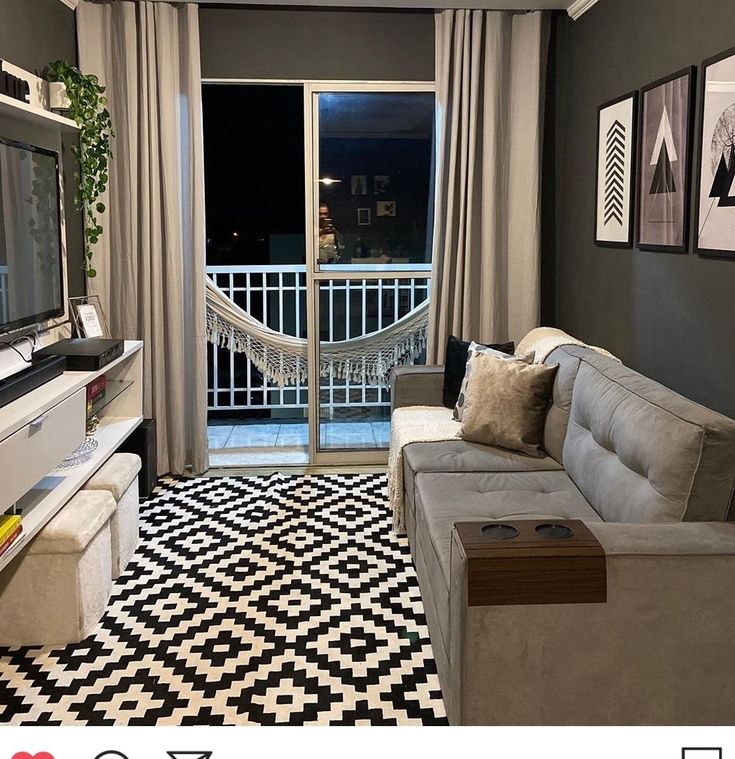 Tapete para sala de apartamento pequeno